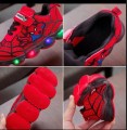 Świecące buty LED r. 30 dziecięce spiderman