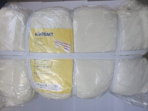 siatka 3,07x20m biała ochronna na rusztowania UV deszcz wiatr