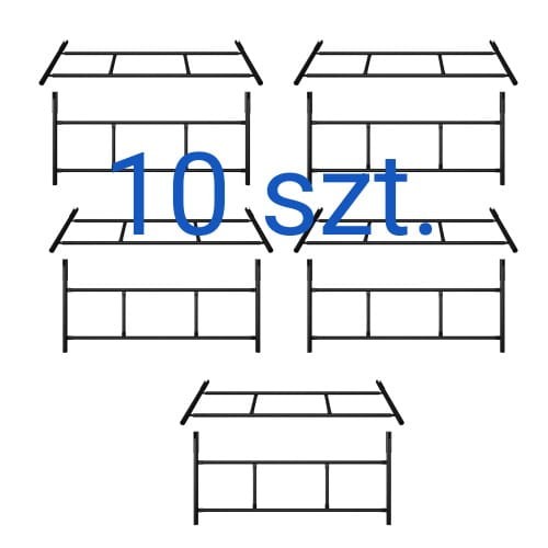 Rusztowanie warszawskie zestaw 10 ram