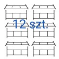 Rusztowanie warszawskie zestaw 12 ram