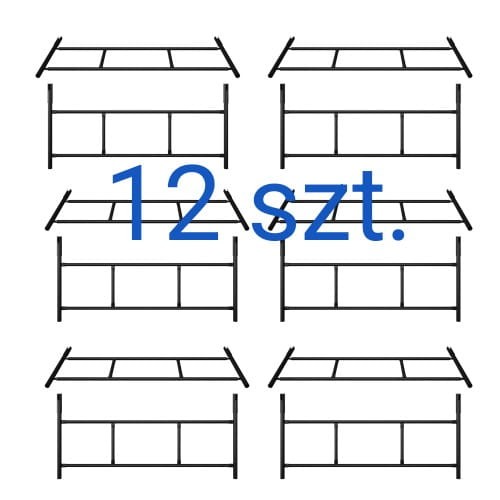 Rusztowanie warszawskie zestaw 12 ram