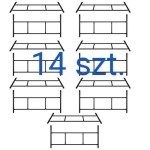 Rusztowanie warszawskie zestaw 14 ram