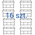 Rusztowanie warszawskie zestaw 16 ram