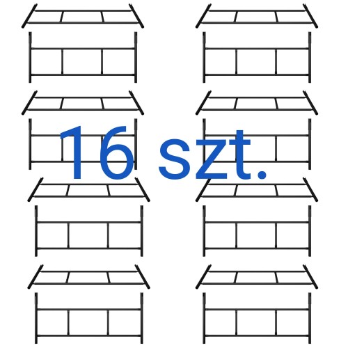 Rusztowanie warszawskie zestaw 16 ram