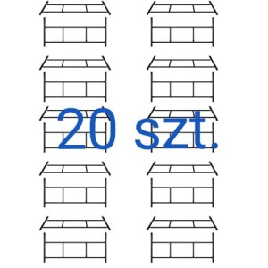 Rusztowanie warszawskie zestaw 20