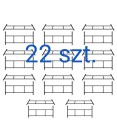 Rusztowanie warszawskie zestaw 22 ram