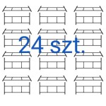 Rusztowanie warszawskie zestaw 24 ram
