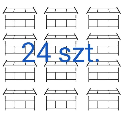Rusztowanie warszawskie zestaw 24 ram