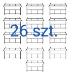 Rusztowanie warszawskie zestaw 26ram