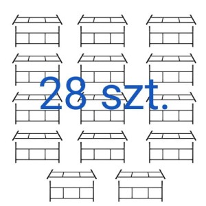 Rusztowanie warszawskie zestaw 28 ram