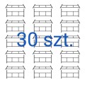 Rusztowanie warszawskie zestaw 30 ram