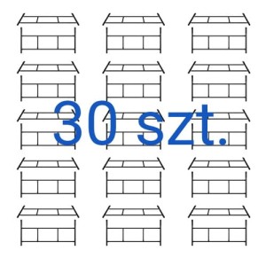 Rusztowanie warszawskie zestaw 30 ram