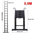 drabina aluminiowa teleskopowa wzmacniana 6,5m robocza +STABILIZATOR haki gratis