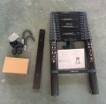 drabina aluminiowa teleskopowa wzmacniana 6,5m robocza +STABILIZATOR haki gratis