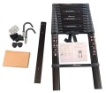 Drabina KONTRAKT wzmacniana aluminiowa teleskopowa 3,20 m + STABILIZATOR haki gratis