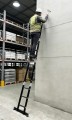 Drabina KONTRAKT 4x3 aluminiowa wielofunkcyjna przegubowa mocna + podest